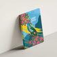Saint Lucia Afro Canvas Wall Art Tropical Vibes