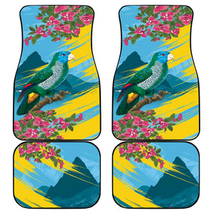 Saint Lucia Afro Car Mats Tropical Vibes