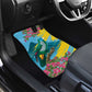 Saint Lucia Afro Car Mats Tropical Vibes