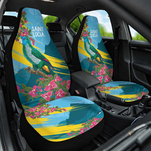Saint Lucia Afro Car Seat Cover Tropical Vibes