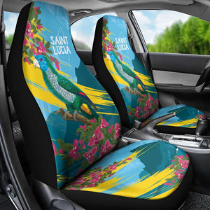 Saint Lucia Afro Car Seat Cover Tropical Vibes