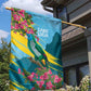 Saint Lucia Afro Garden Flag Tropical Vibes