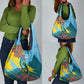 Saint Lucia Afro Grocery Bag Tropical Vibes