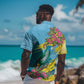 Saint Lucia Afro Hawaiian Shirt Tropical Vibes