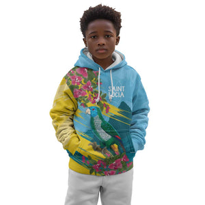 Saint Lucia Afro Kid Hoodie Tropical Vibes