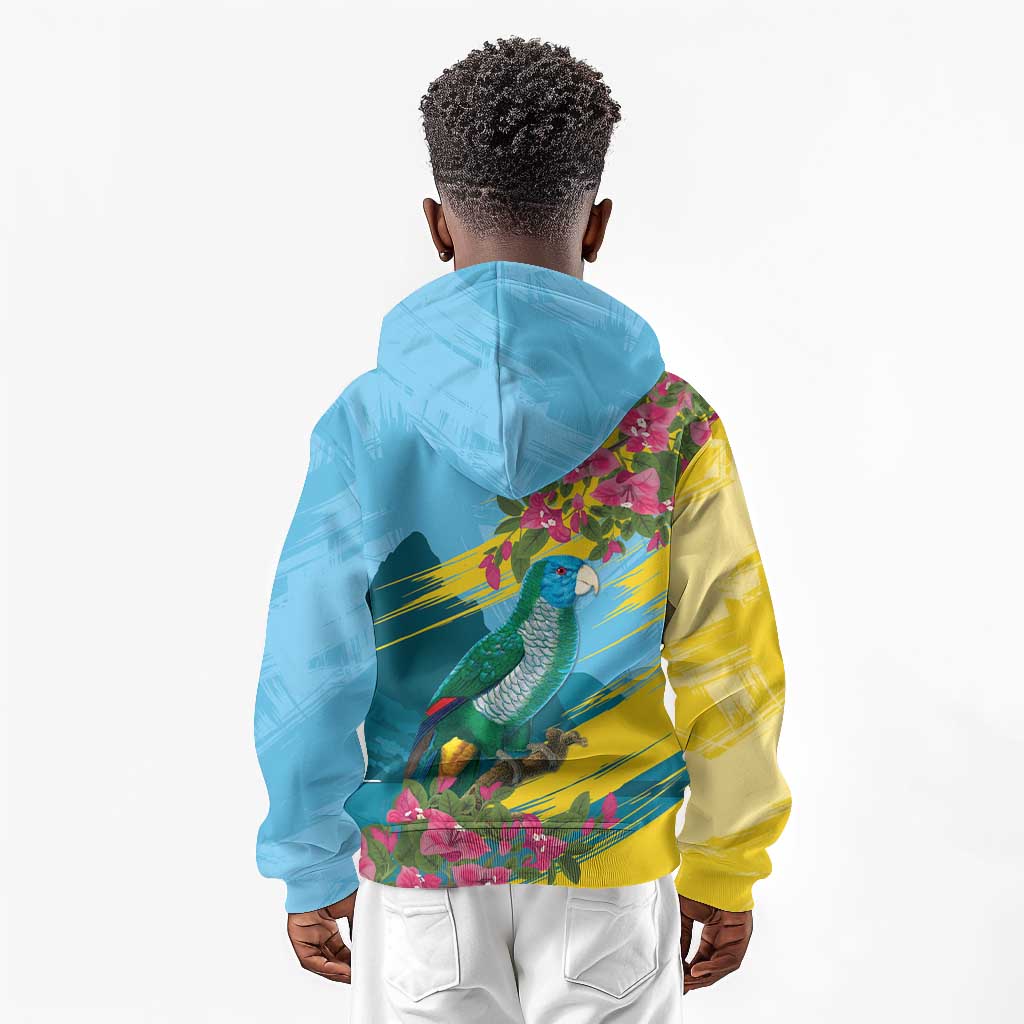 Saint Lucia Afro Kid Hoodie Tropical Vibes
