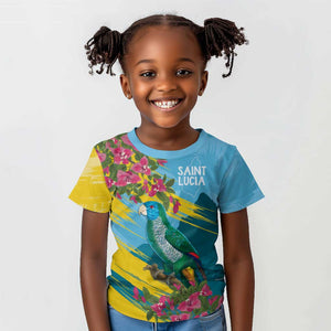 Saint Lucia Afro Kid T shirt Tropical Vibes