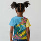 Saint Lucia Afro Kid T shirt Tropical Vibes