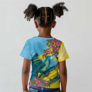 Saint Lucia Afro Kid T shirt Tropical Vibes