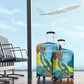 Saint Lucia Afro Luggage Cover Tropical Vibes