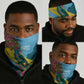 Saint Lucia Afro Neck Gaiter Tropical Vibes LT7