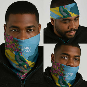 Saint Lucia Afro Neck Gaiter Tropical Vibes LT7