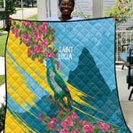 Saint Lucia Afro Quilt Tropical Vibes