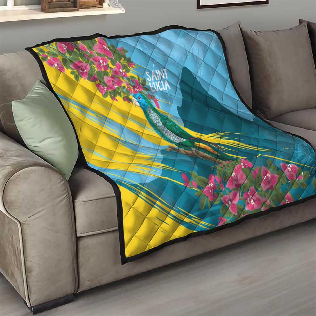 Saint Lucia Afro Quilt Tropical Vibes