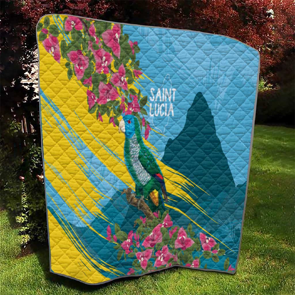 Saint Lucia Afro Quilt Tropical Vibes