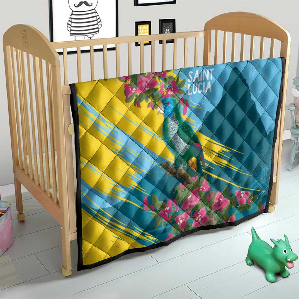 Saint Lucia Afro Quilt Tropical Vibes