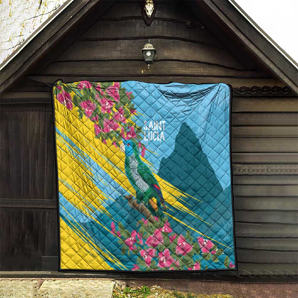 Saint Lucia Afro Quilt Tropical Vibes
