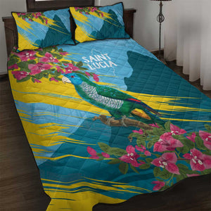 Saint Lucia Afro Quilt Bed Set Tropical Vibes