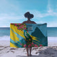 Saint Lucia Afro Sarong Tropical Vibes