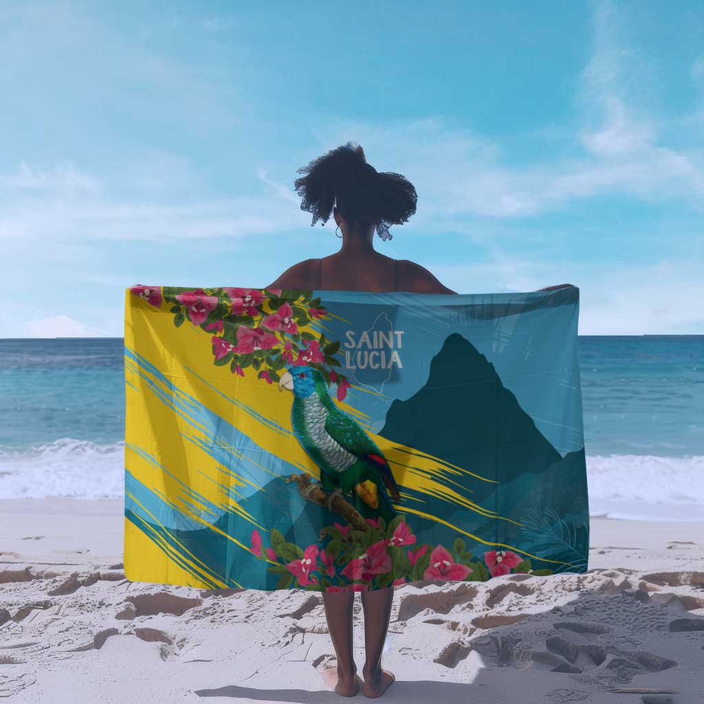 Saint Lucia Afro Sarong Tropical Vibes