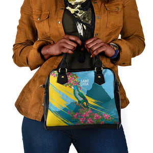 Saint Lucia Afro Shoulder Handbag Tropical Vibes