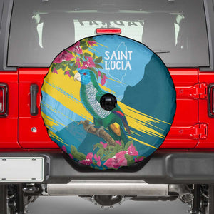 Saint Lucia Afro Spare Tire Cover Tropical Vibes