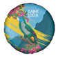 Saint Lucia Afro Spare Tire Cover Tropical Vibes