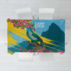 Saint Lucia Afro Tablecloth Tropical Vibes