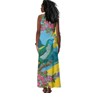 Saint Lucia Afro Tank Maxi Dress Tropical Vibes