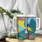 Saint Lucia Afro Tumbler With Handle Tropical Vibes