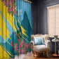 Saint Lucia Afro Window Curtain Tropical Vibes