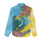 Saint Lucia Afro Women Casual Shirt Tropical Vibes