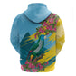 Saint Lucia Afro Zip Hoodie Tropical Vibes