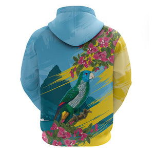 Saint Lucia Afro Zip Hoodie Tropical Vibes