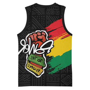 Juneteenth Basketball Jersey Power To The People - African Pride
