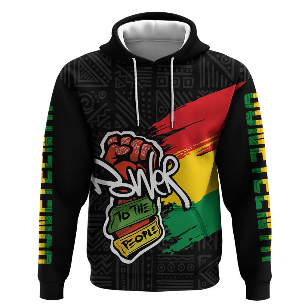 Juneteenth Hoodie Power To The People