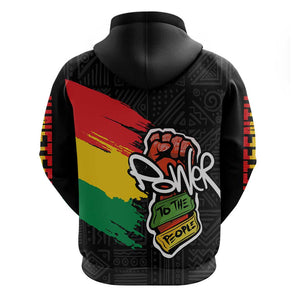 Juneteenth Hoodie Power To The People