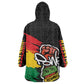 Juneteenth Kid Wearable Blanket Hoodie Power To The People