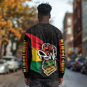 Juneteenth Long Sleeve Shirt Power To The People LT7