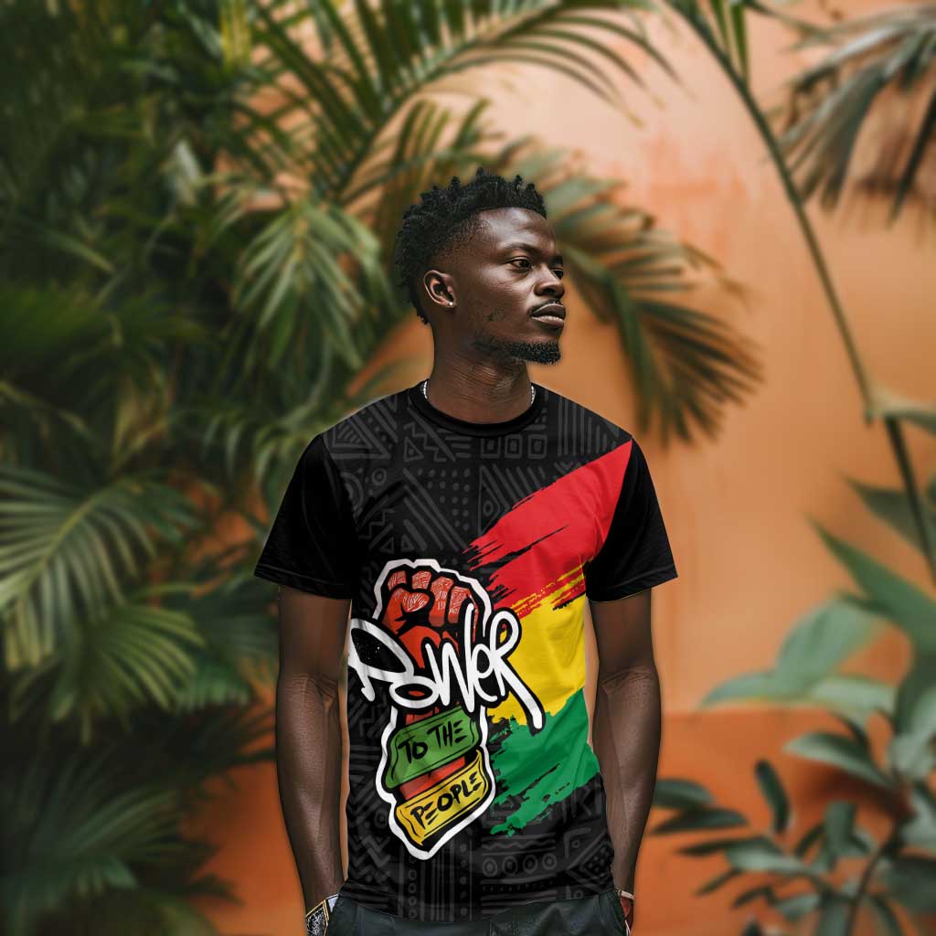 Juneteenth T shirt Power To The People