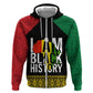 Juneteenth Hoodie Mix African Pattern - I Am Black History