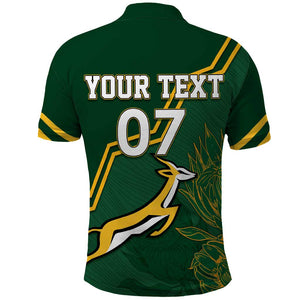 South Africa Rugby Polo Shirt Champions GO Bokke