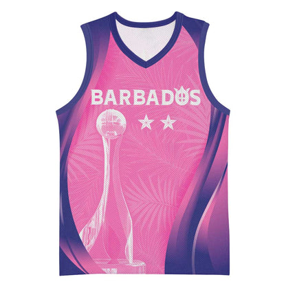 Afro-Barbadians Cricket Custom Basketball Jersey Royal Champions - Tropical Vibes - African Pride