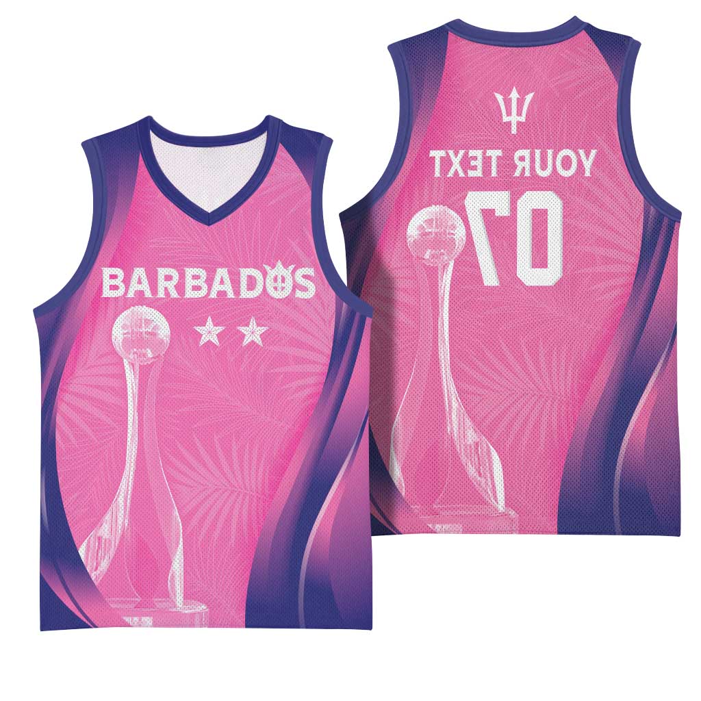 Afro-Barbadians Cricket Custom Basketball Jersey Royal Champions - Tropical Vibes - African Pride