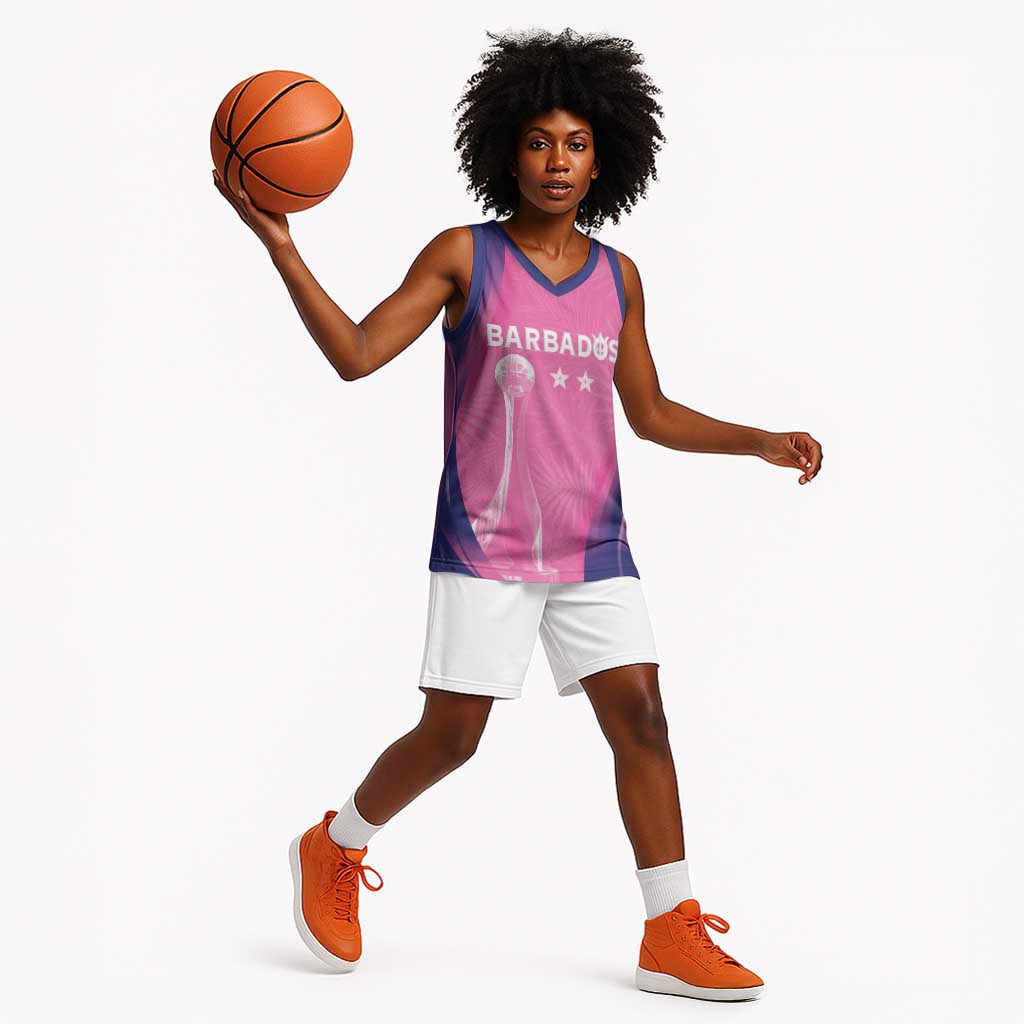 Afro-Barbadians Cricket Custom Basketball Jersey Royal Champions - Tropical Vibes - African Pride