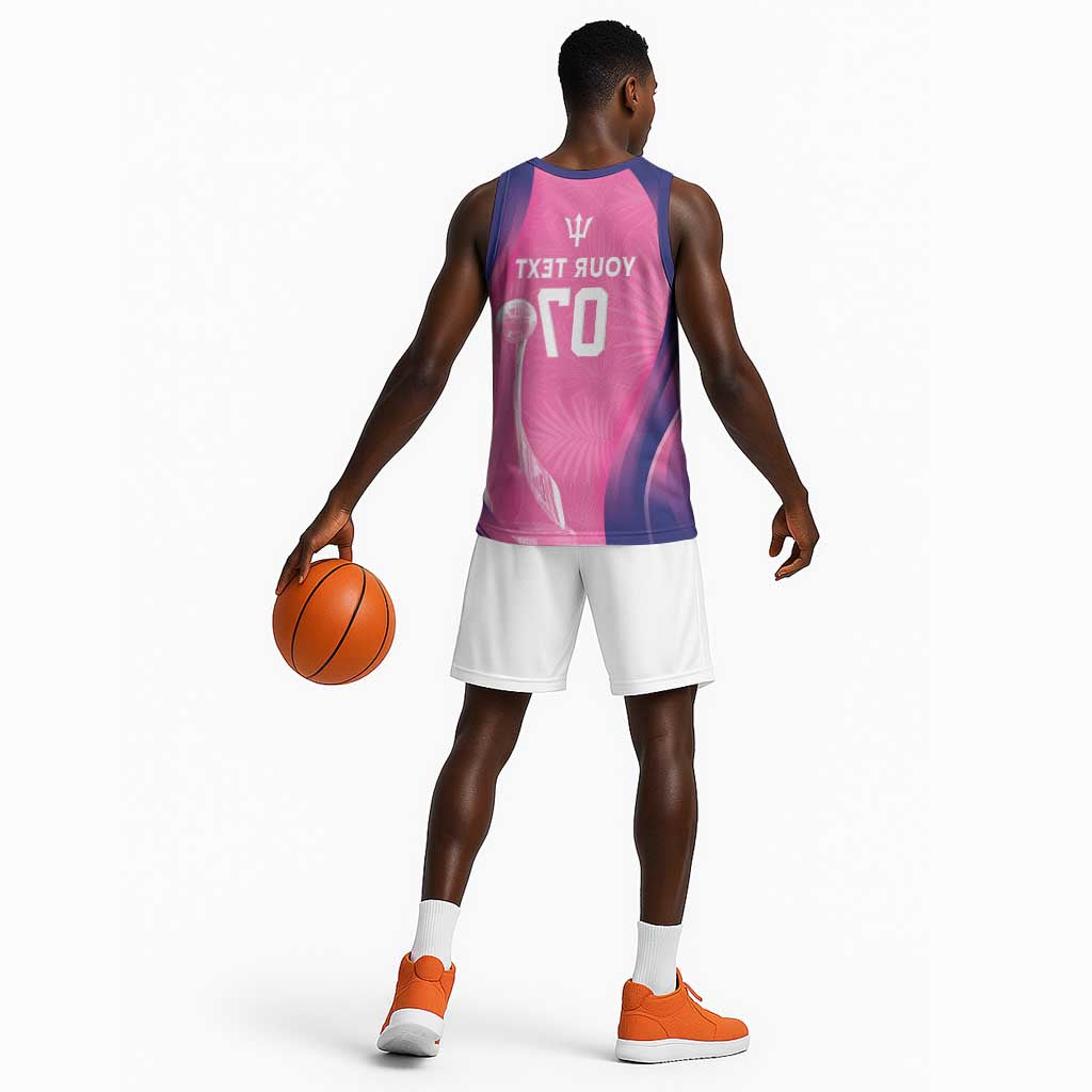 Afro-Barbadians Cricket Custom Basketball Jersey Royal Champions - Tropical Vibes - African Pride