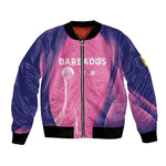 Afro-Barbadians Cricket Custom Bomber Jacket Royal Champions - Tropical Vibes - African Pride