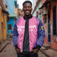 Afro-Barbadians Cricket Custom Bomber Jacket Royal Champions - Tropical Vibes - African Pride