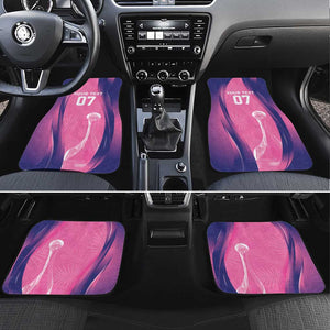 Afro-Barbadians Cricket Custom Car Mats Royal Champions - Tropical Vibes - African Pride
