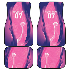 Afro-Barbadians Cricket Custom Car Mats Royal Champions - Tropical Vibes - African Pride